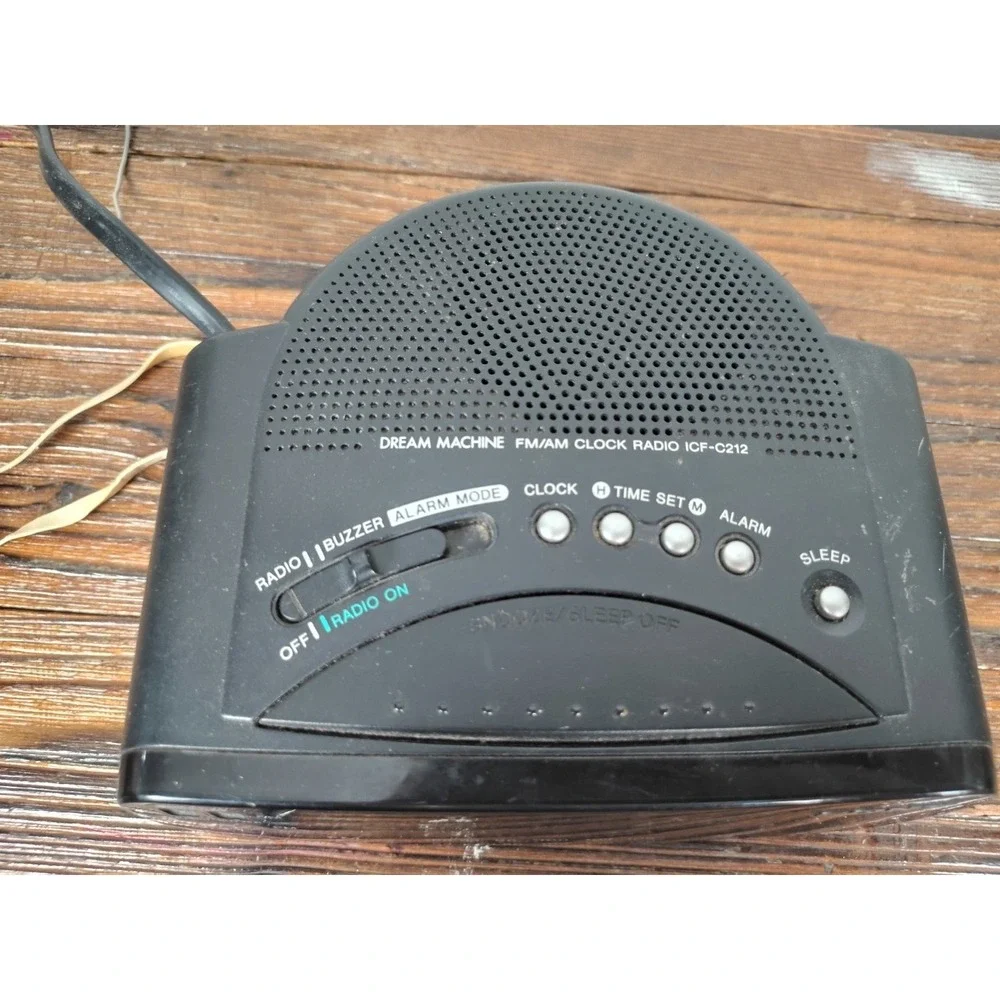 SONY ICF-C212 Dream Machine AM/FM LED Alarm Clock Radio Snooze Battery Backup‎